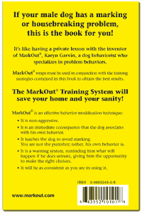 Markout Marking Training Manual Back Cover - Housebreaking for Male Dogs